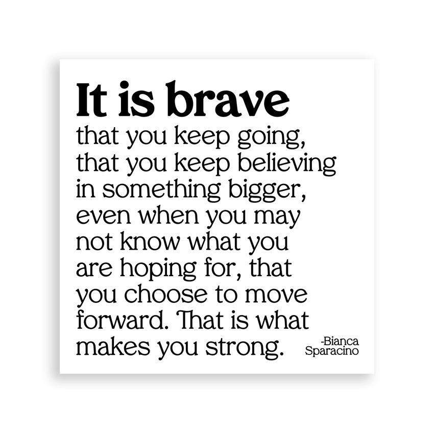 Magnet - It Is Brave That You Keep Going (Sparacino)