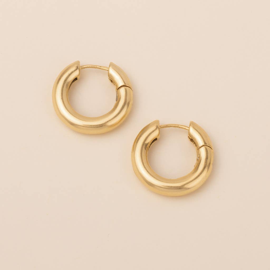 Earrings - Stellar Hoop/Gold Vermeil