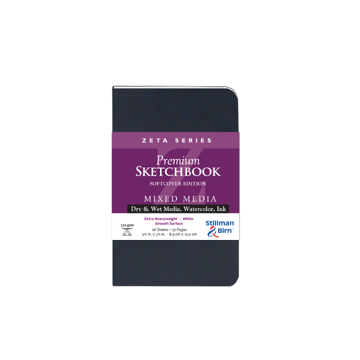 Art Supplies - Mixed Media Sketchbook -Zeta Series