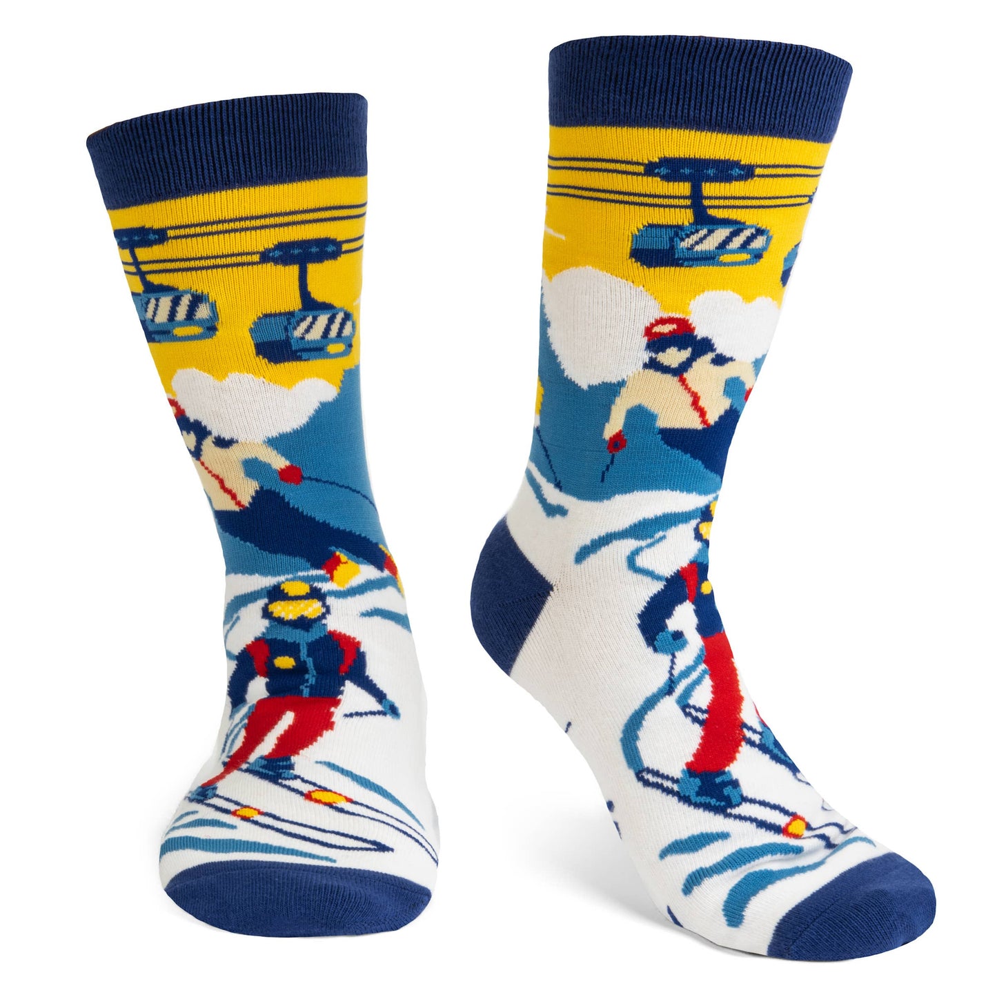 Lavley - I'd Rather Be Skiing Socks (CO Edition)