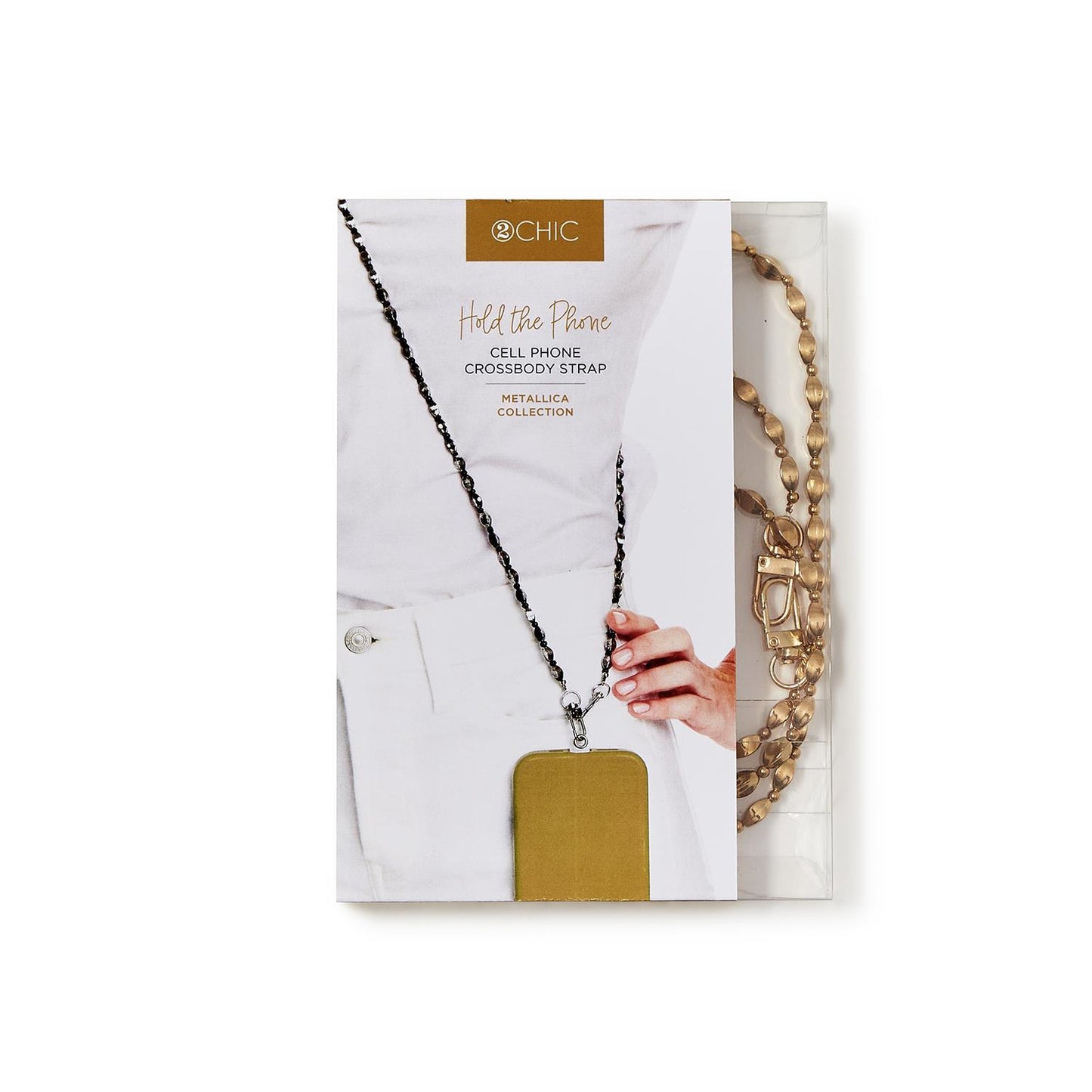 Metallic Cell Phone Cross Body