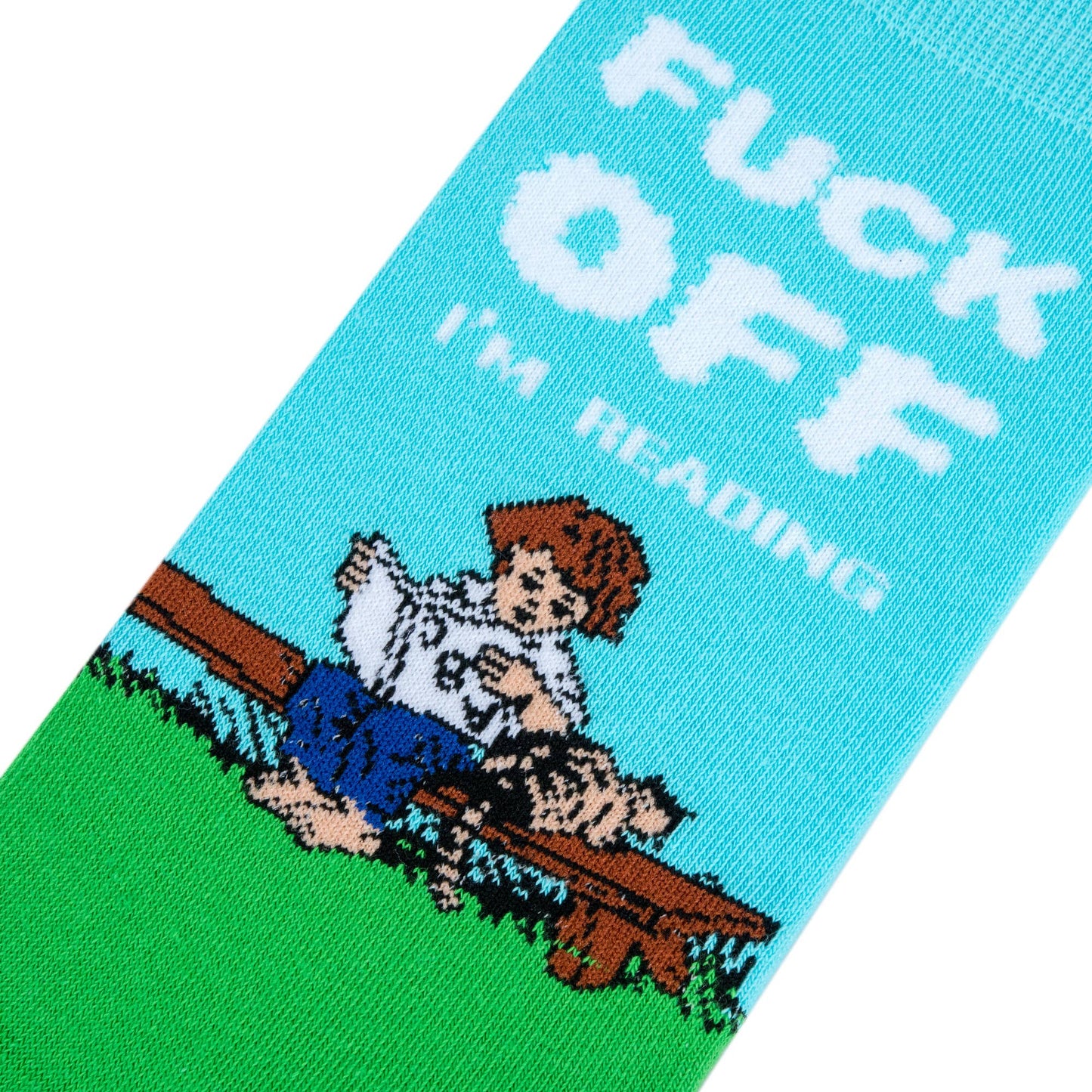 'F" off Im Reading Socks - Womens