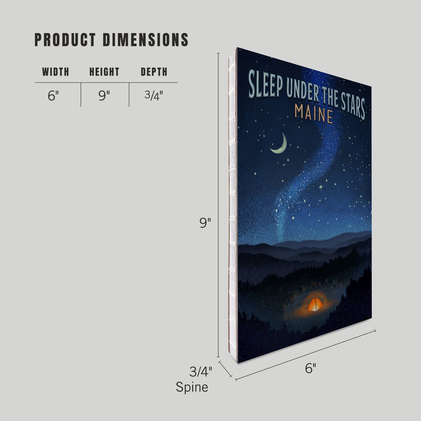 Journal - Maine, Sleep Under the Stars, Tent