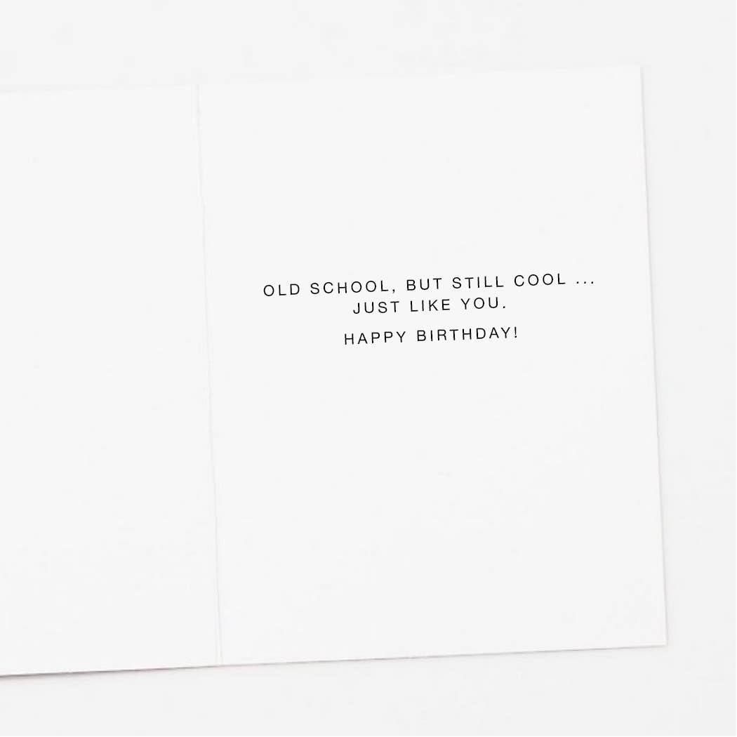 Card - Birthday - Old School Mix Tape