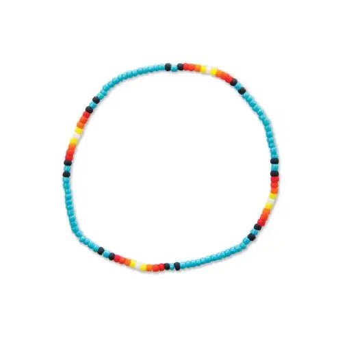 BOGO Anklet - Sunset Seed Bead