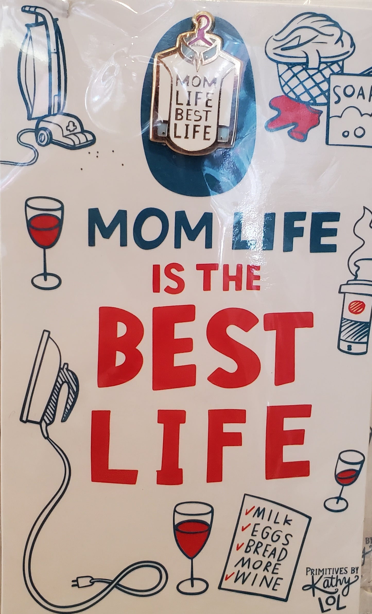 Pin - Enamel - Mom Life