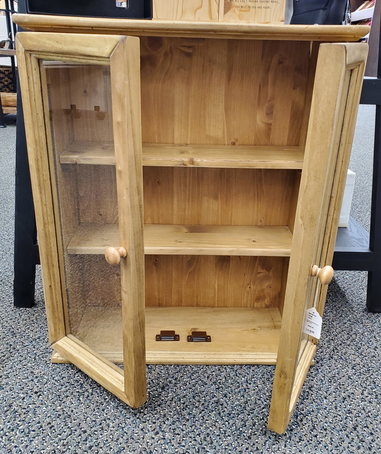 Country Hanging Cabinet - Solid Wood