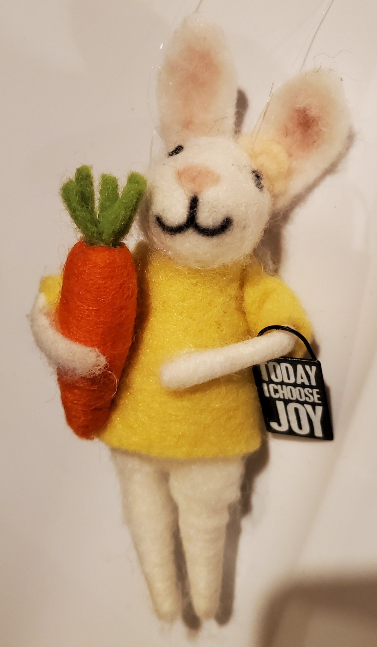 Ornament - Felt - Bunny Joy