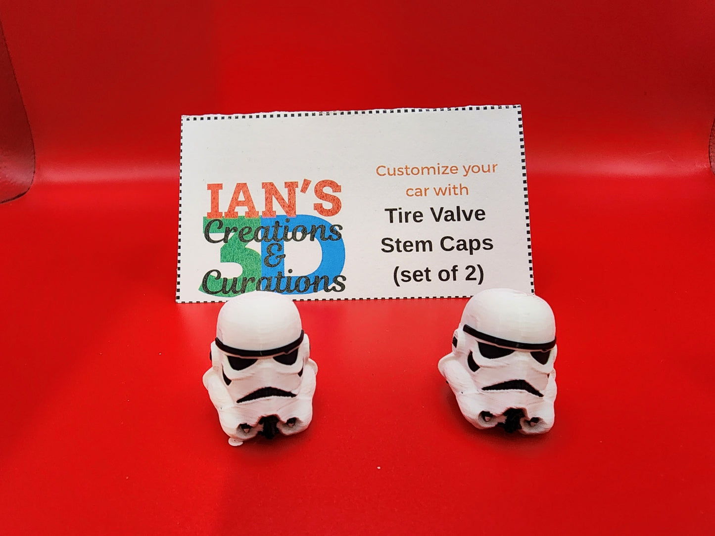 3D Two Valve Stems - Storm Trooper