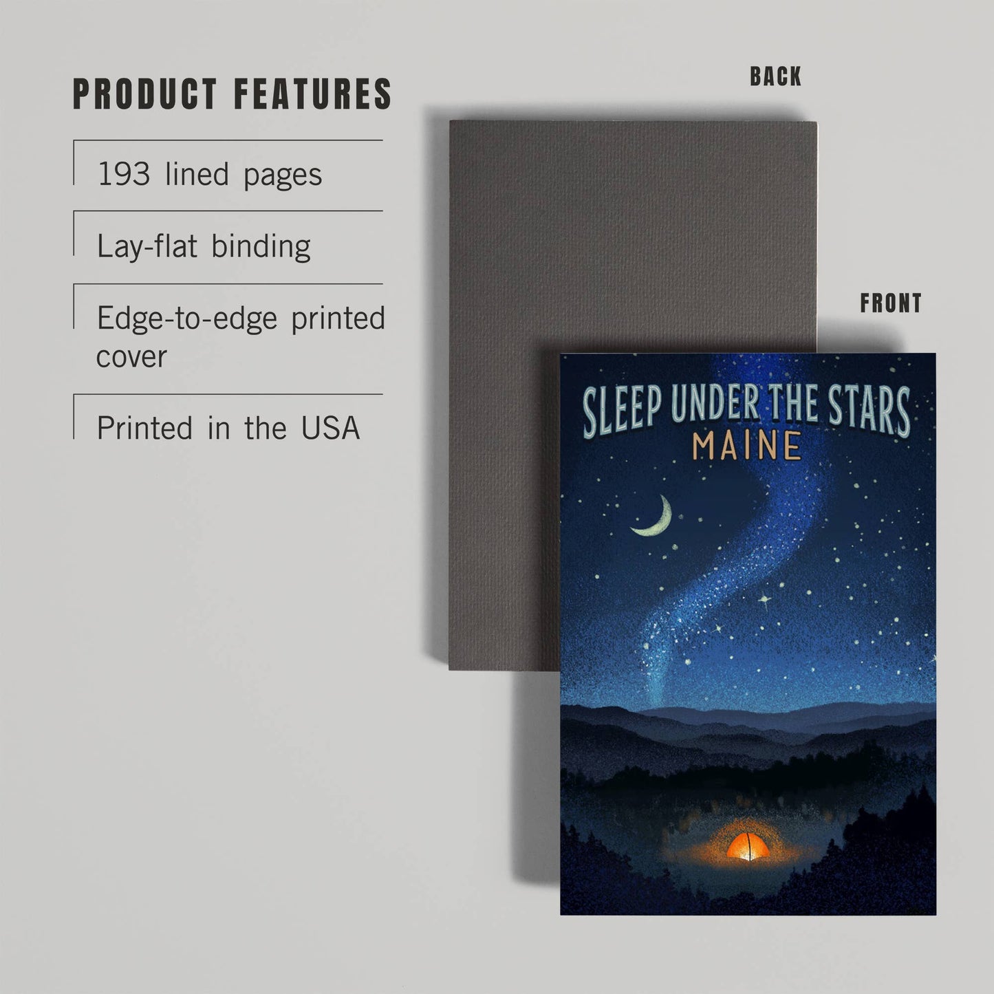 Journal - Maine, Sleep Under the Stars, Tent