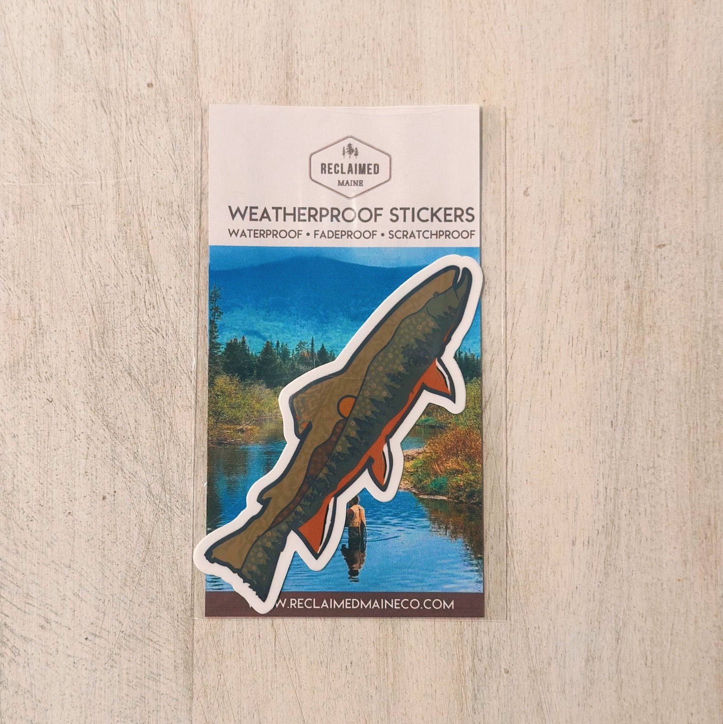 Sticker - Trout + Mountains Fishing