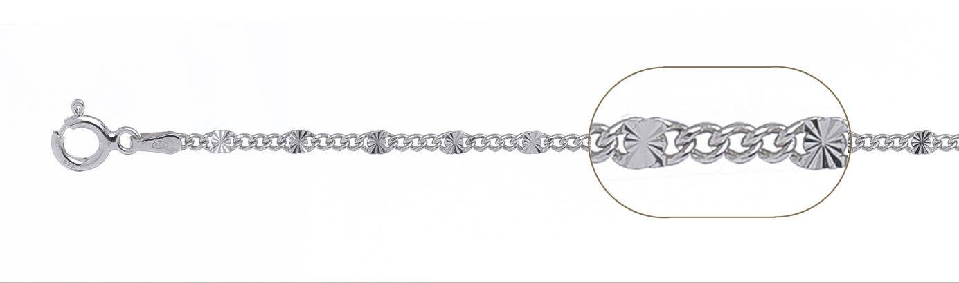 Ogunquit Sterling Silver Adjustable Anklet