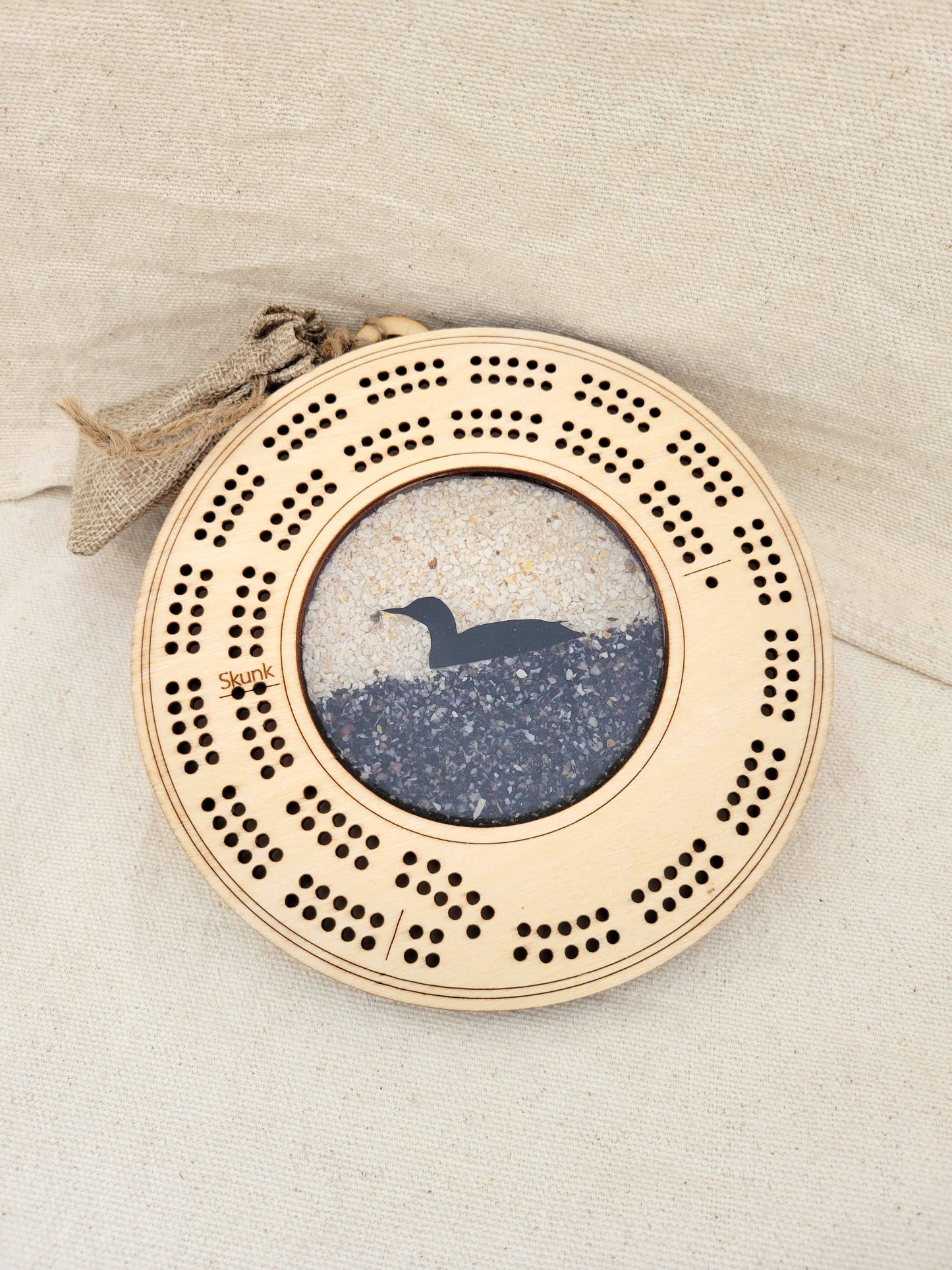Cribbage Board - Loon