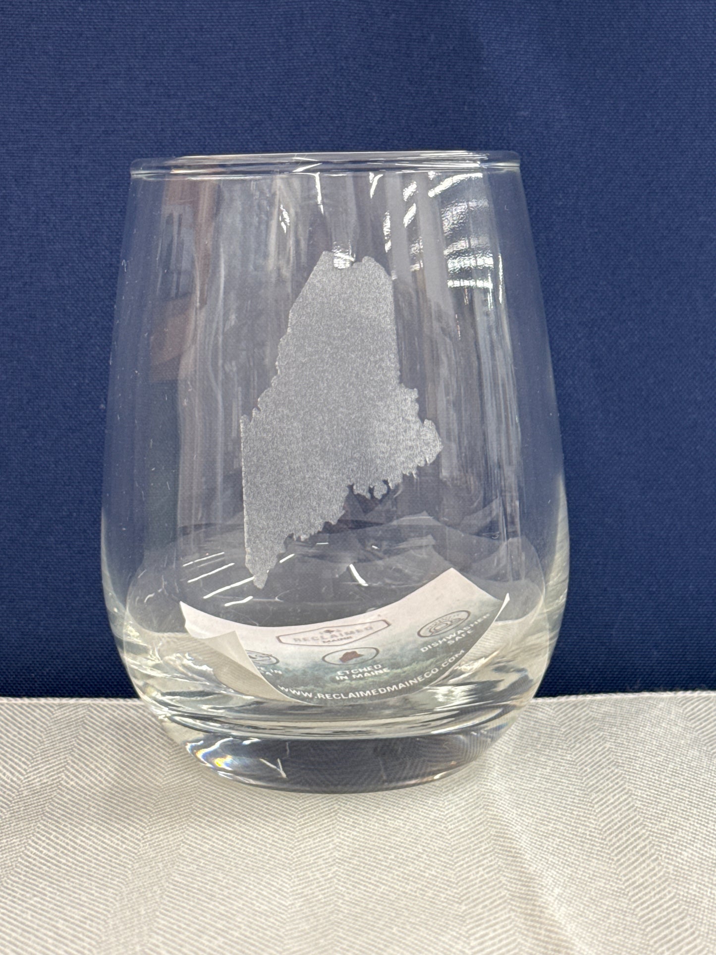 Wine Glass - Woodland Etched Stemless