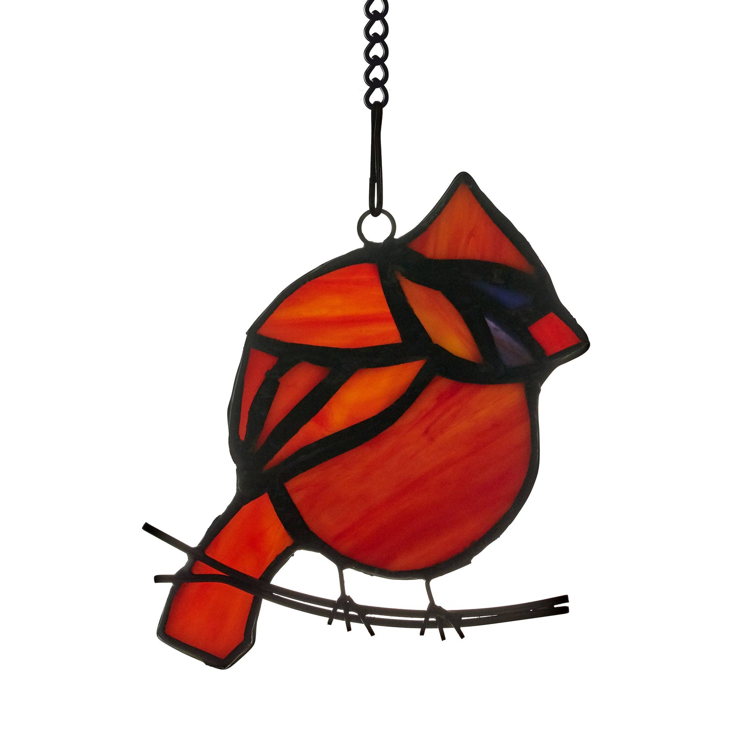 Stained Glass - Single Cardinal