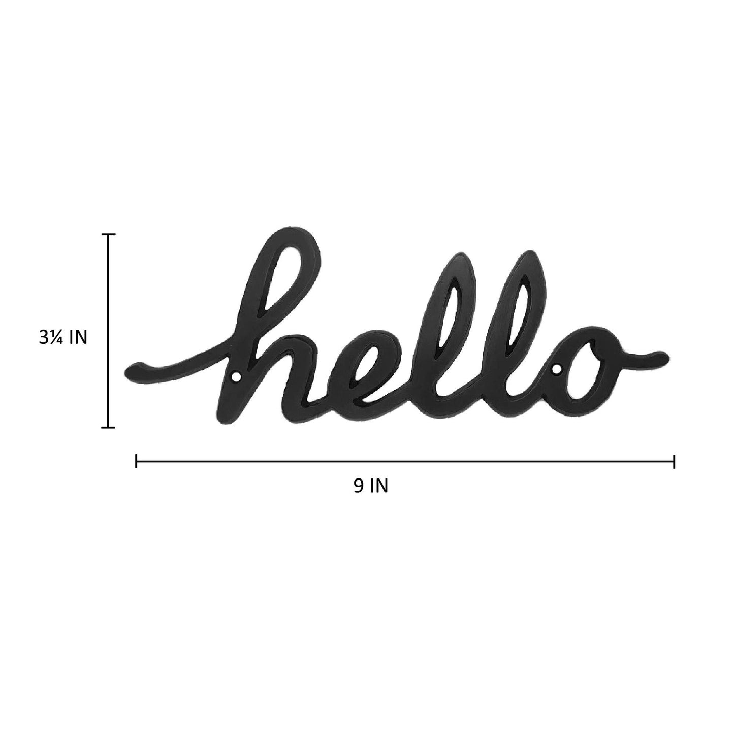 "Hello" Door Greeting