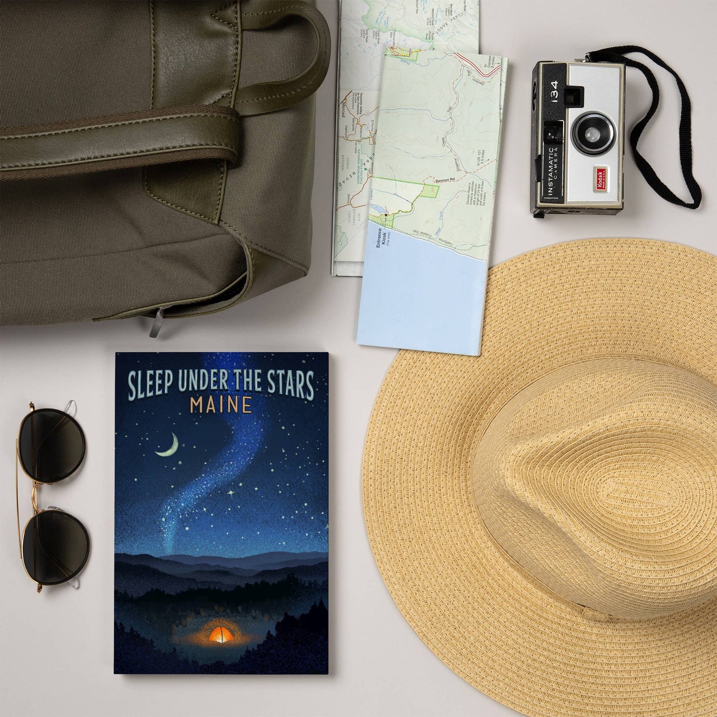 Journal - Maine, Sleep Under the Stars, Tent