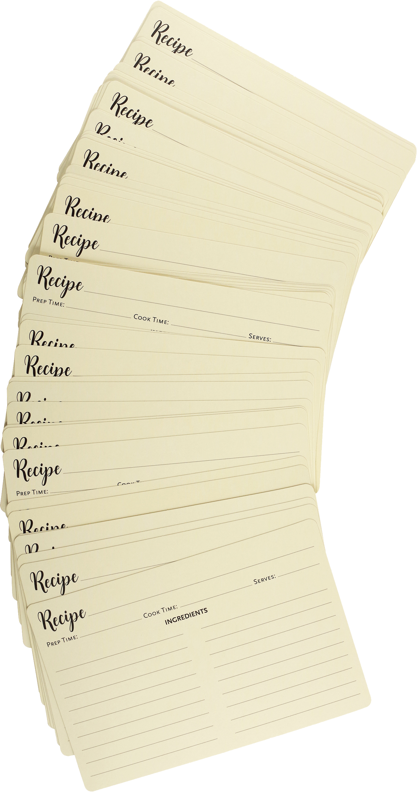 Recipe Card Refill Pack (50 cards)