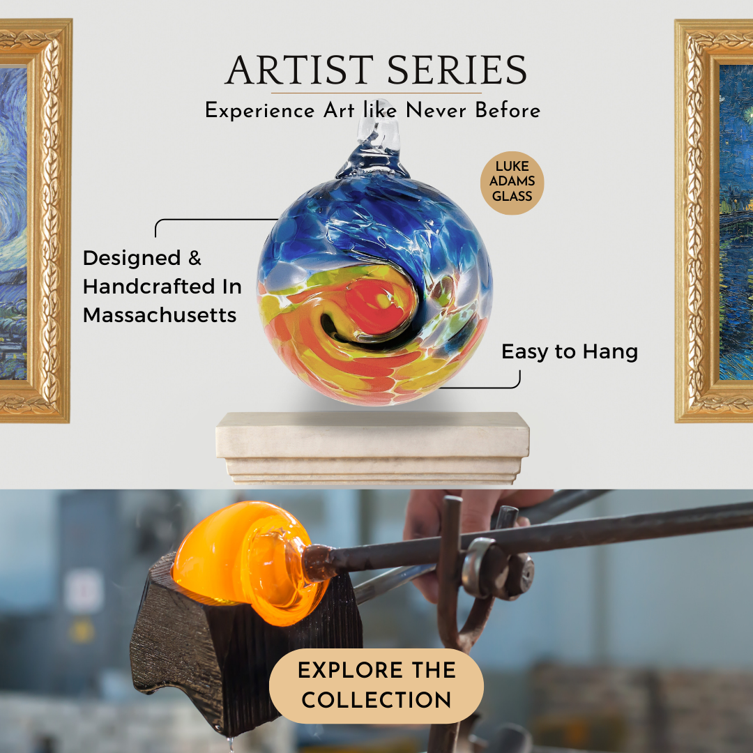 Artist Inspired Ornaments, Inspired by Starry night & Monet