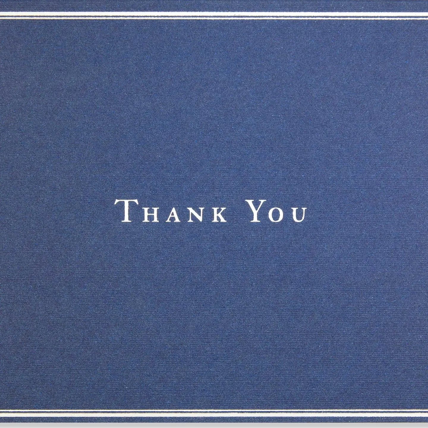 Note Cards - Thank You Navy Blue