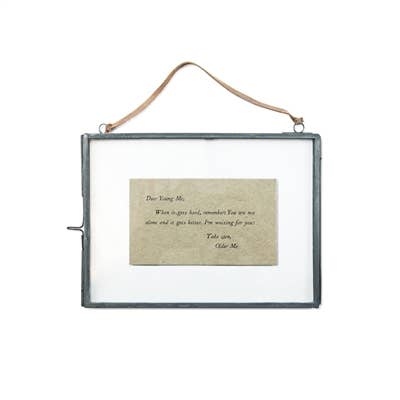 Zinc Picture Frame - Horizontal - 8" x 6"