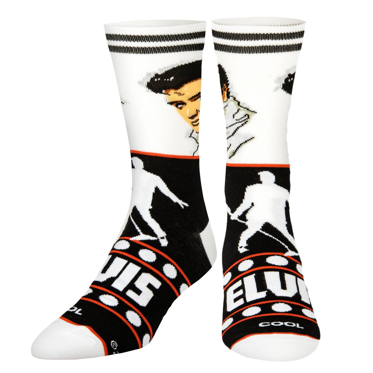Cool Socks - Elvis Glam - Mens Crew Folded