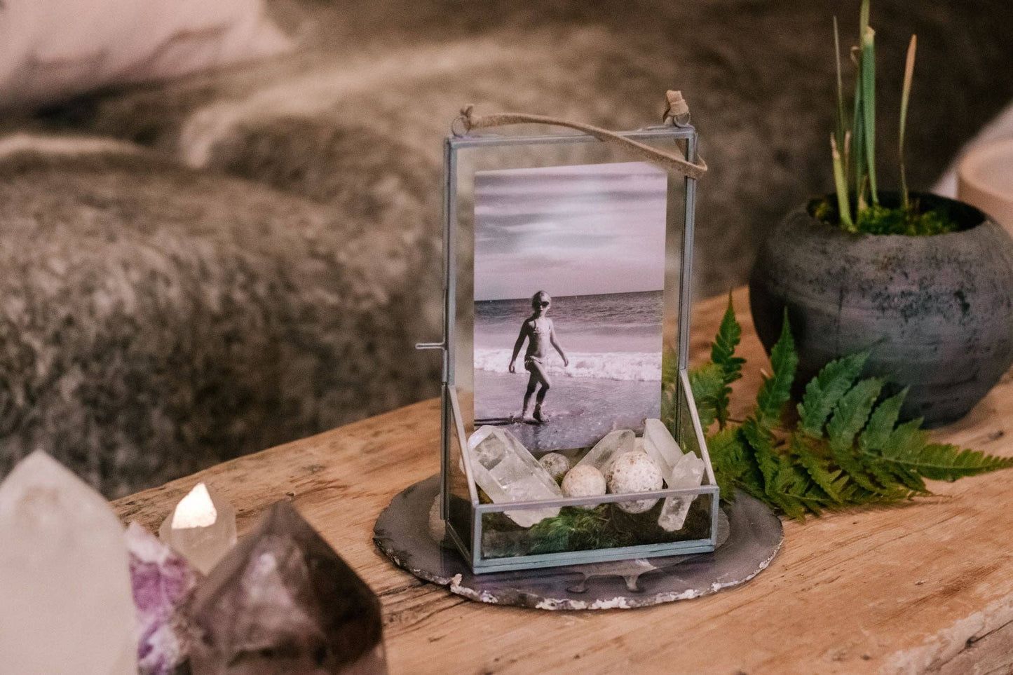 Zinc Picture Frame - Vertical - 8" x 5" x 2"