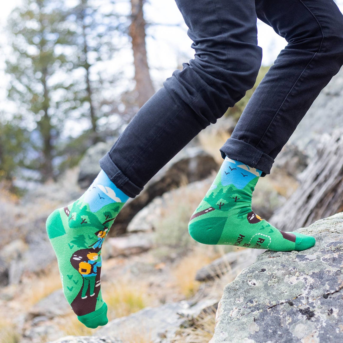 Lavley - I'd Rather Be Hiking Socks