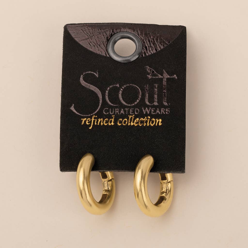 Earrings - Stellar Hoop/Gold Vermeil