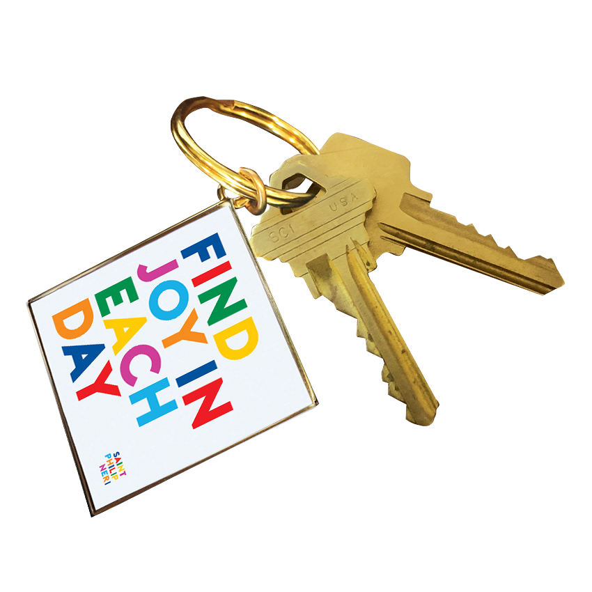 Keychain - Find Joy (Saint Philip Neri)