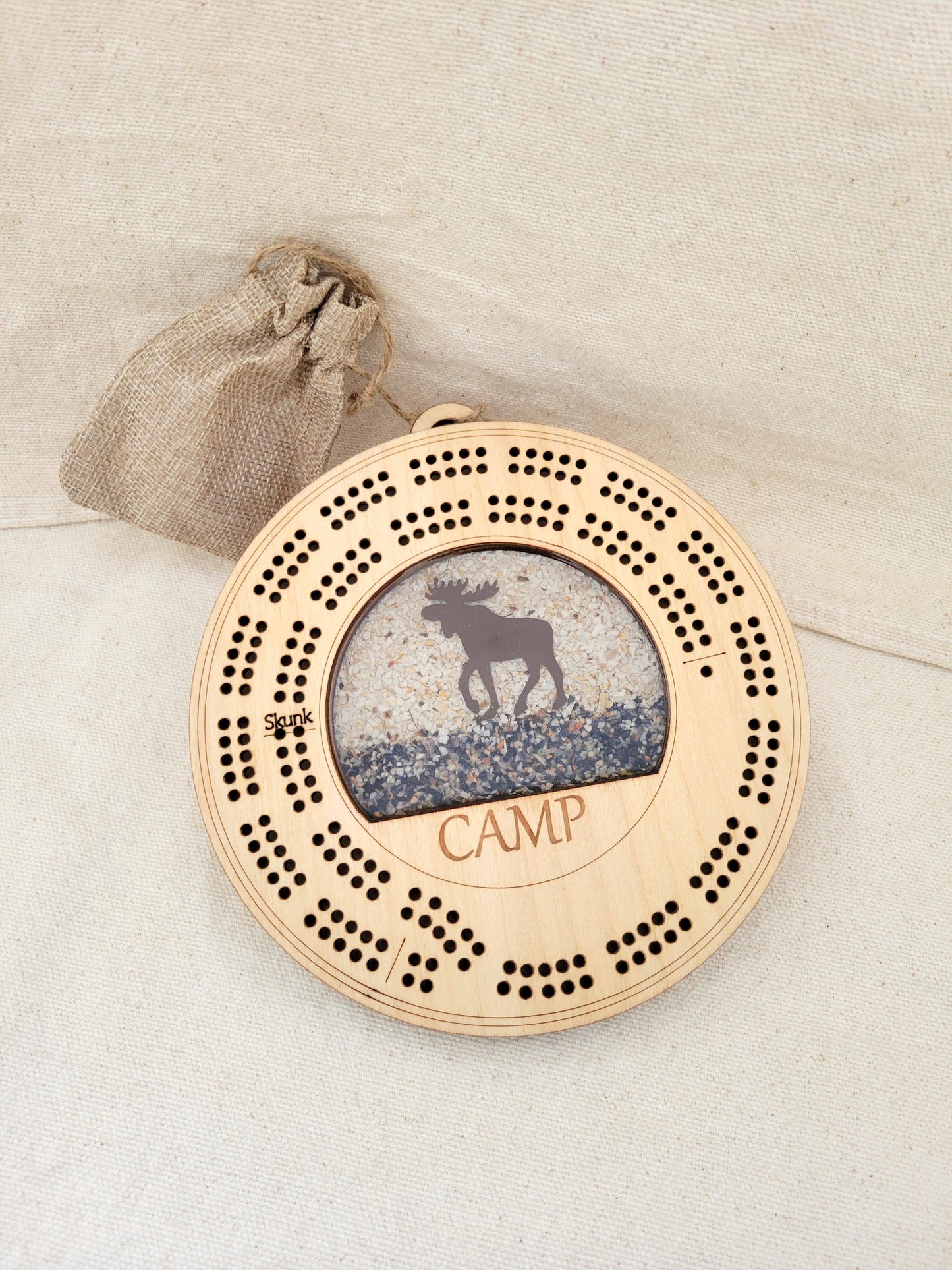 Cribbage Board - Moose