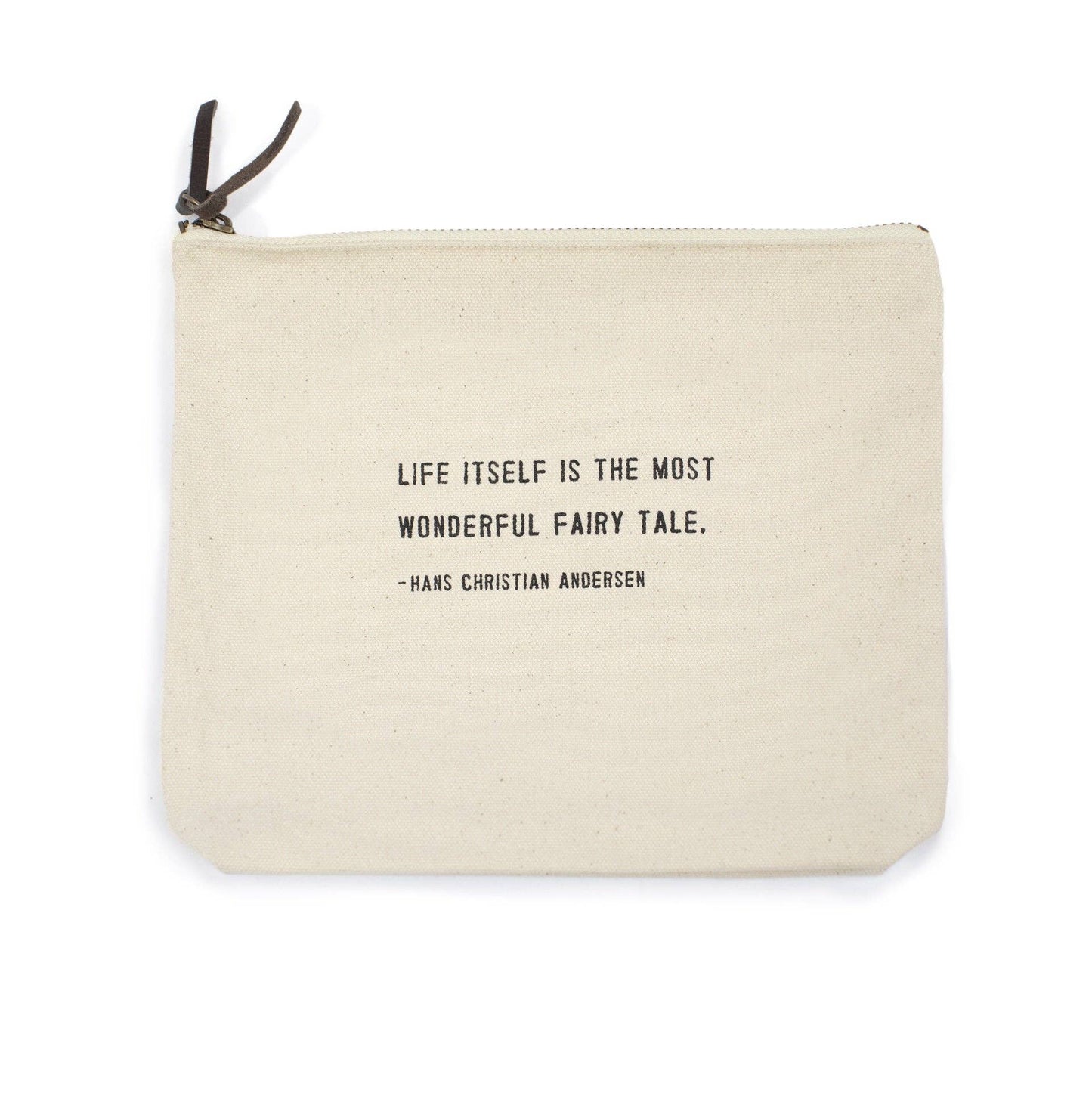 Canvas Zip Bag - Life Itself (Hans Christian Andersen)
