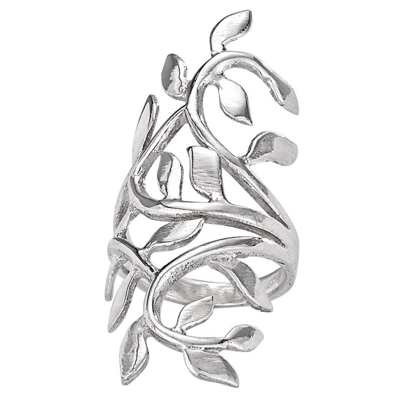 Climbing Vines Sterling Silver Ring