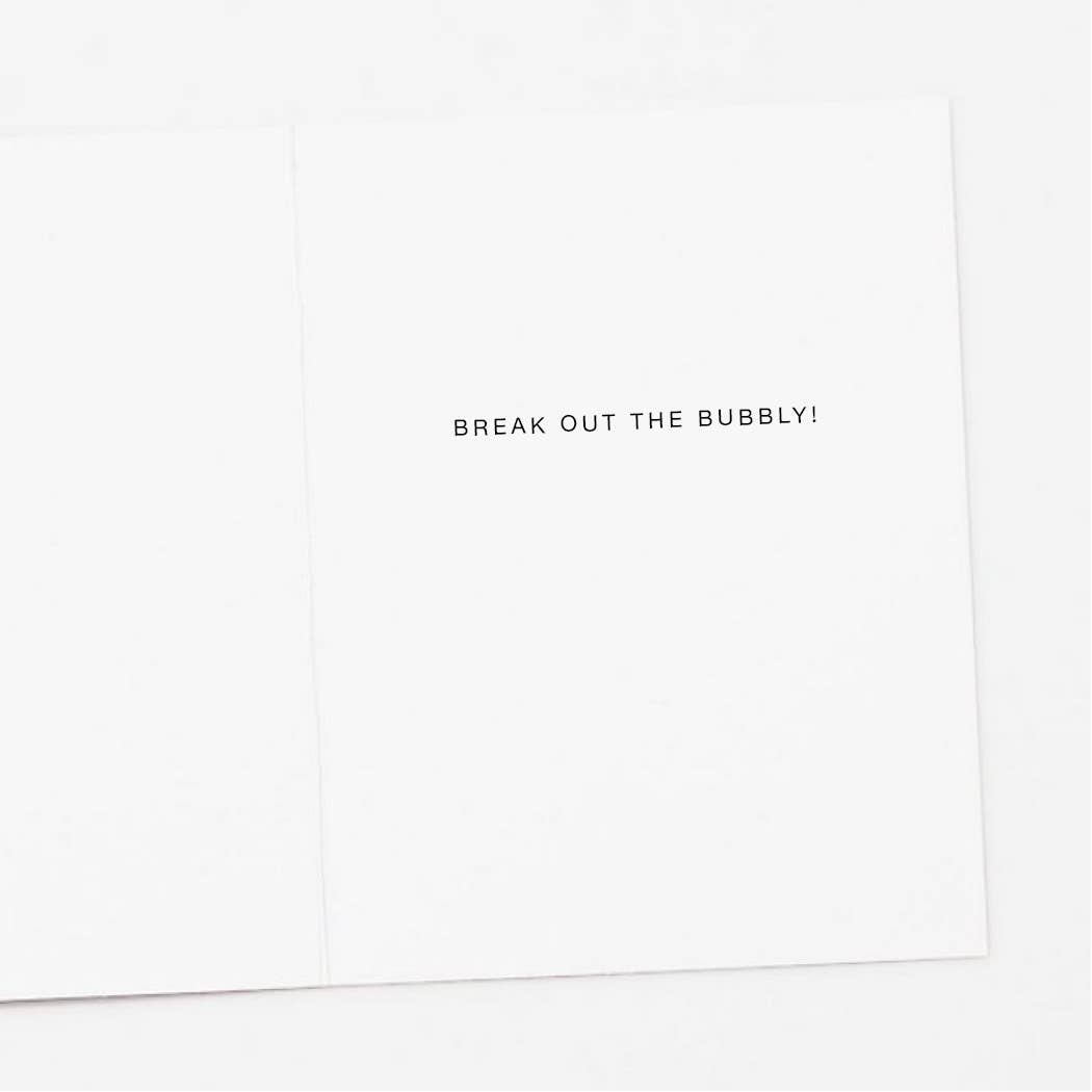 Card - Congrats - Champagne