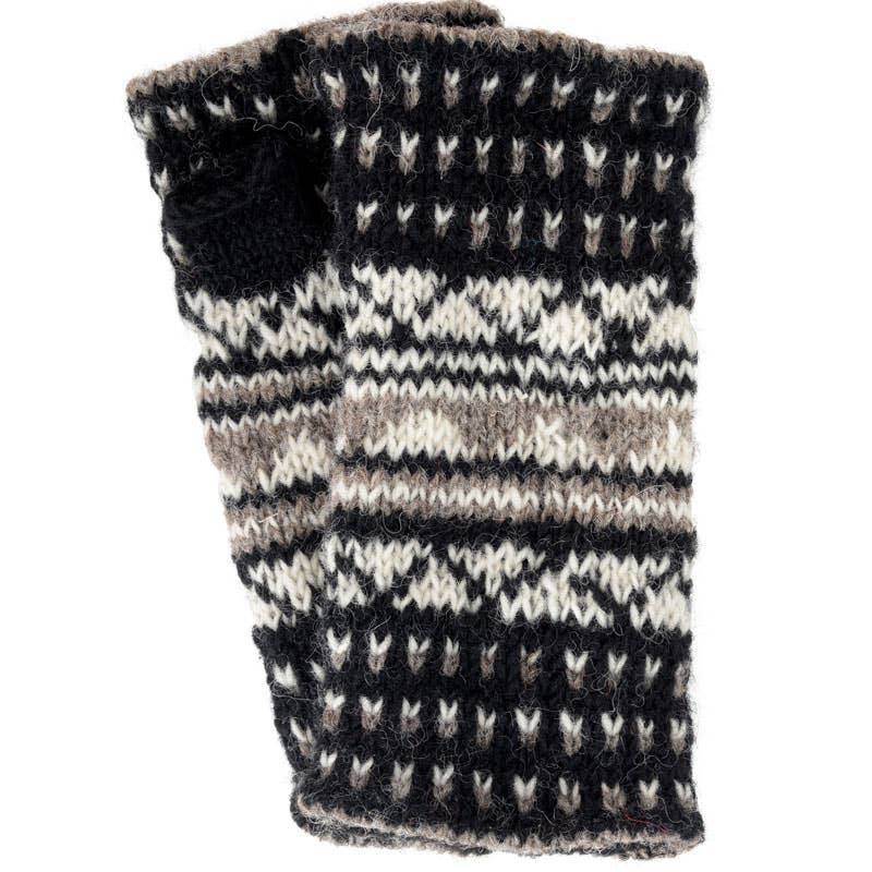 Hand Warmers - Patterned Knit