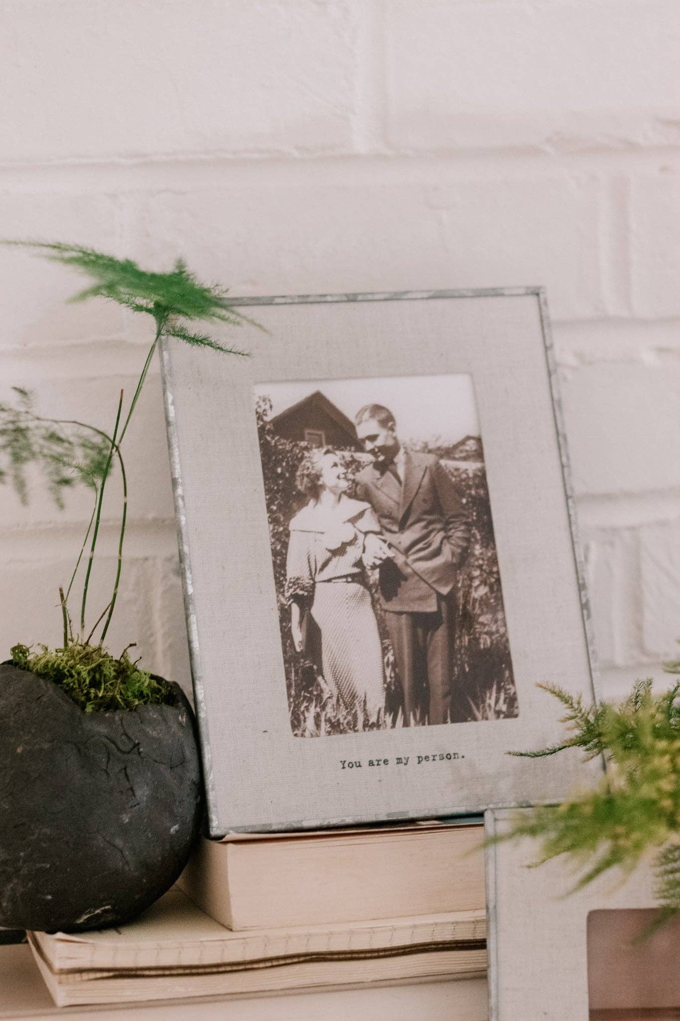 Linen Picture Frame - Vertical - You Are My Person