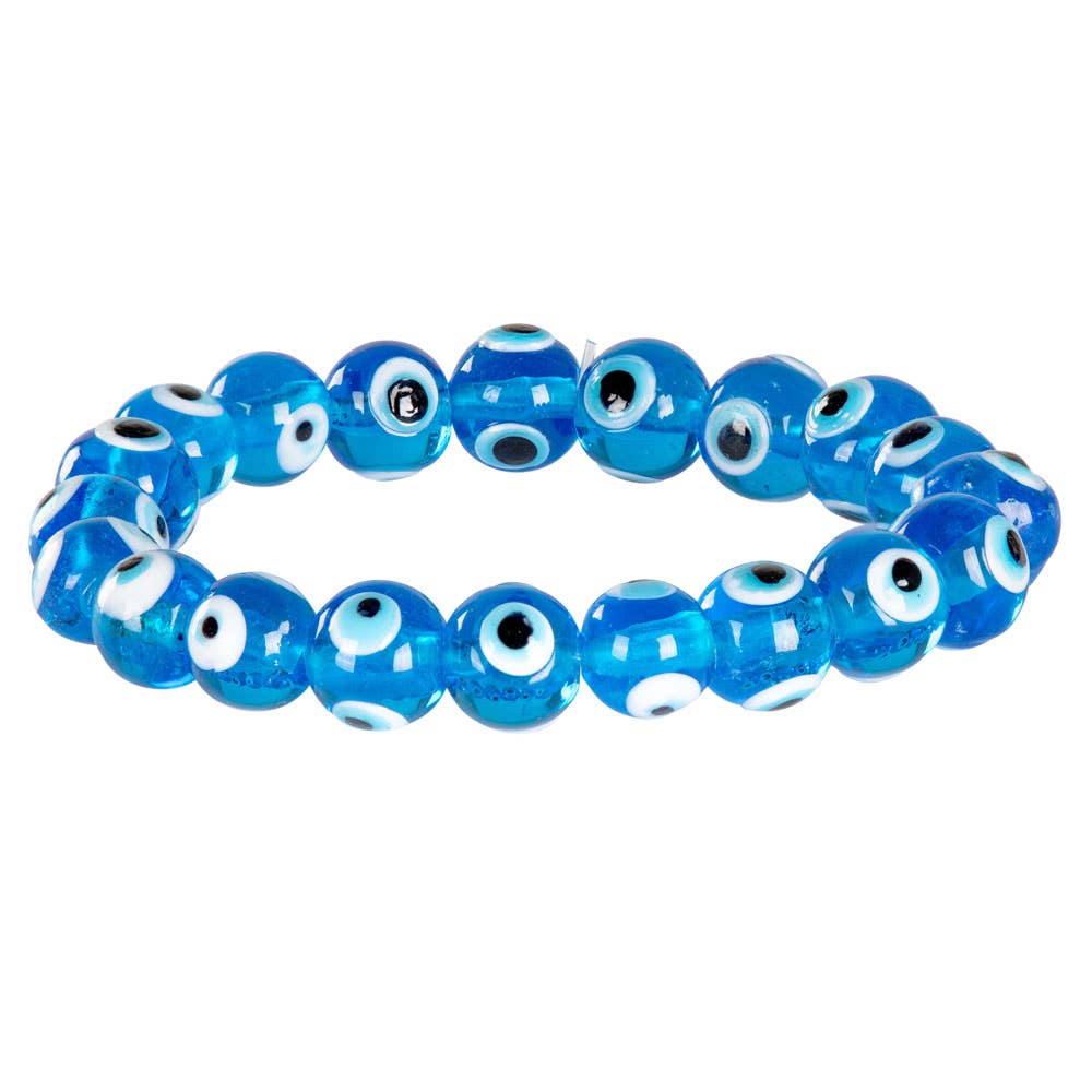 Light Blue Evil Eye Bracelet