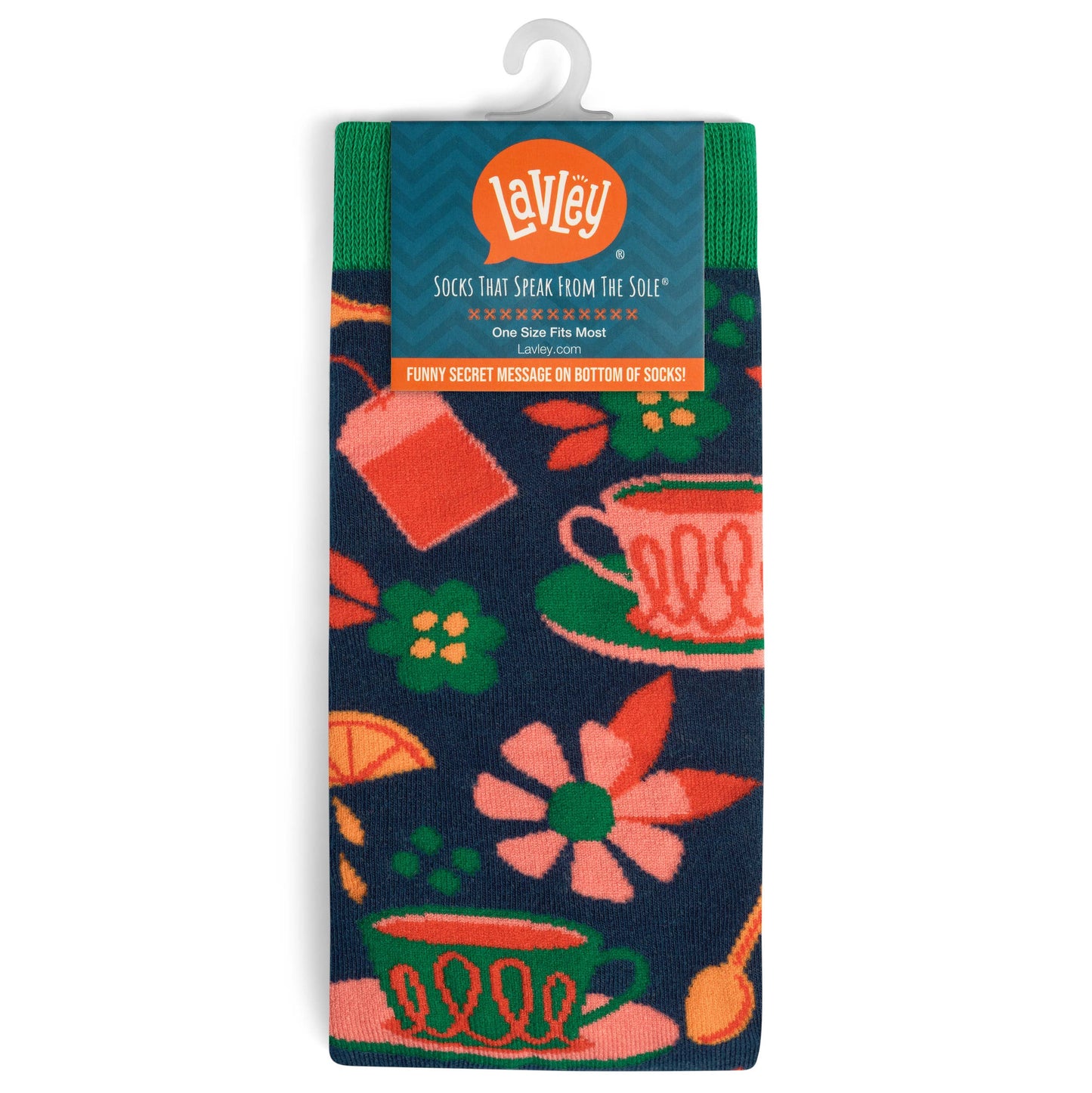 Lavley - Bring Me Some Tea (Purple) Socks
