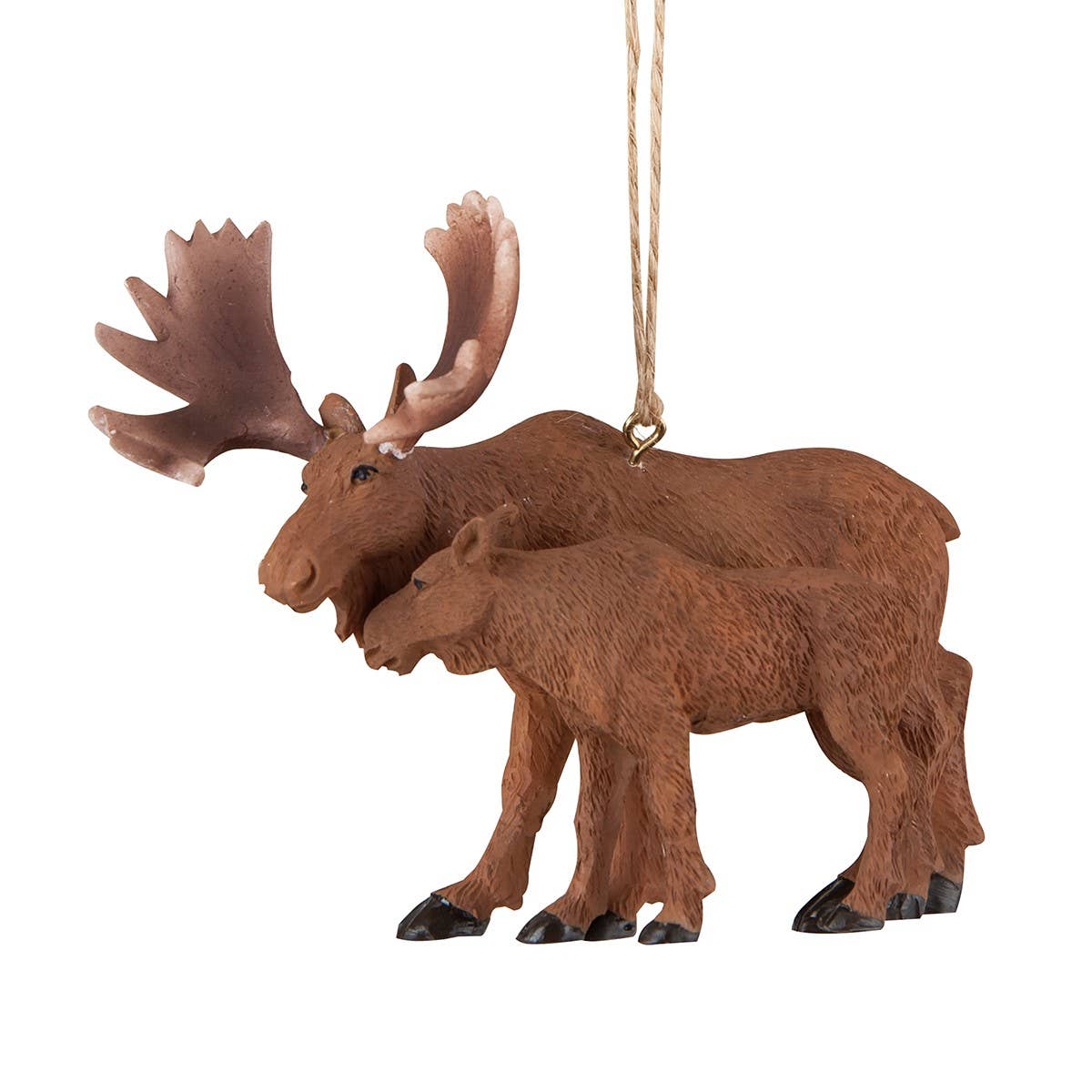 Ornament - Mom & Baby Moose