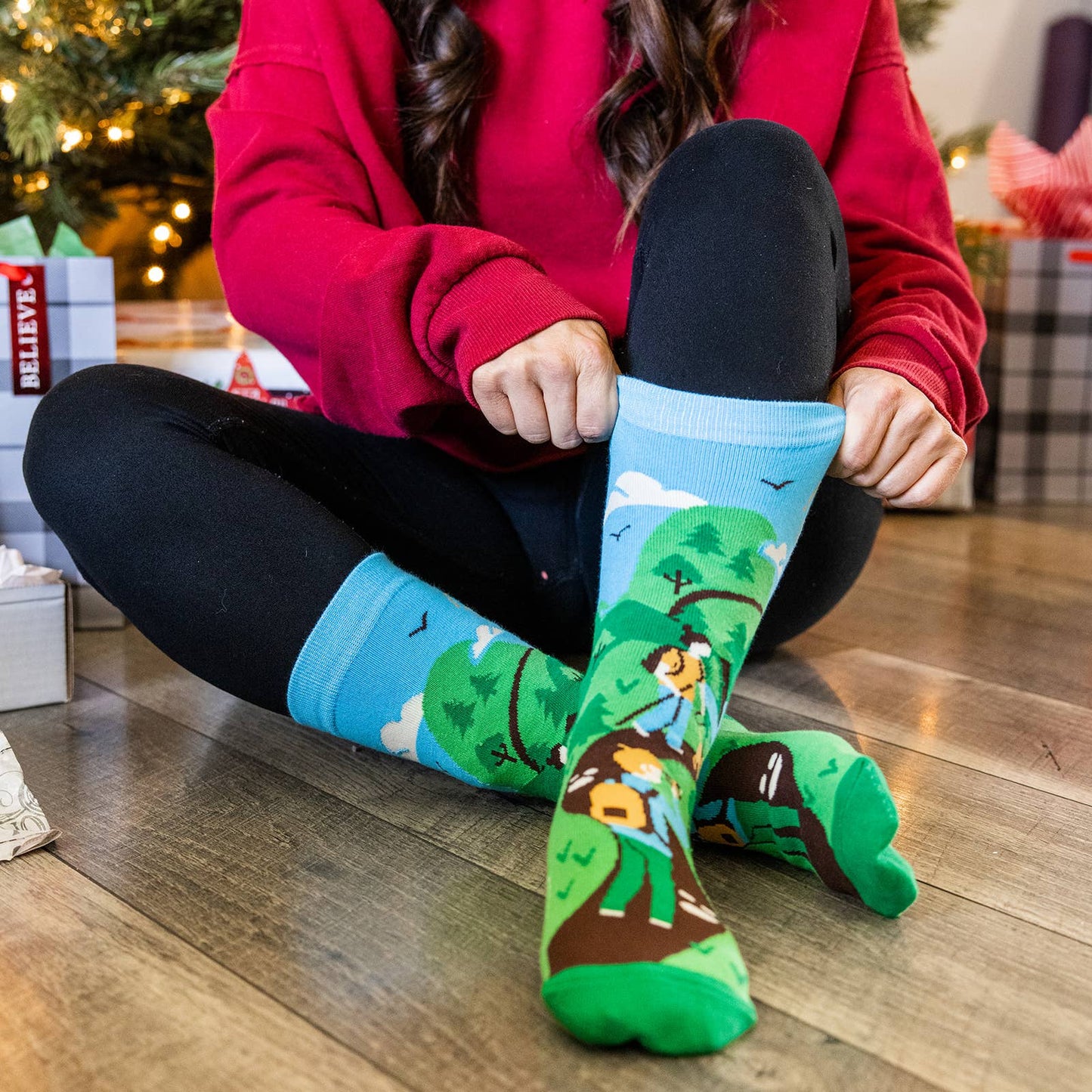 Lavley - I'd Rather Be Hiking Socks