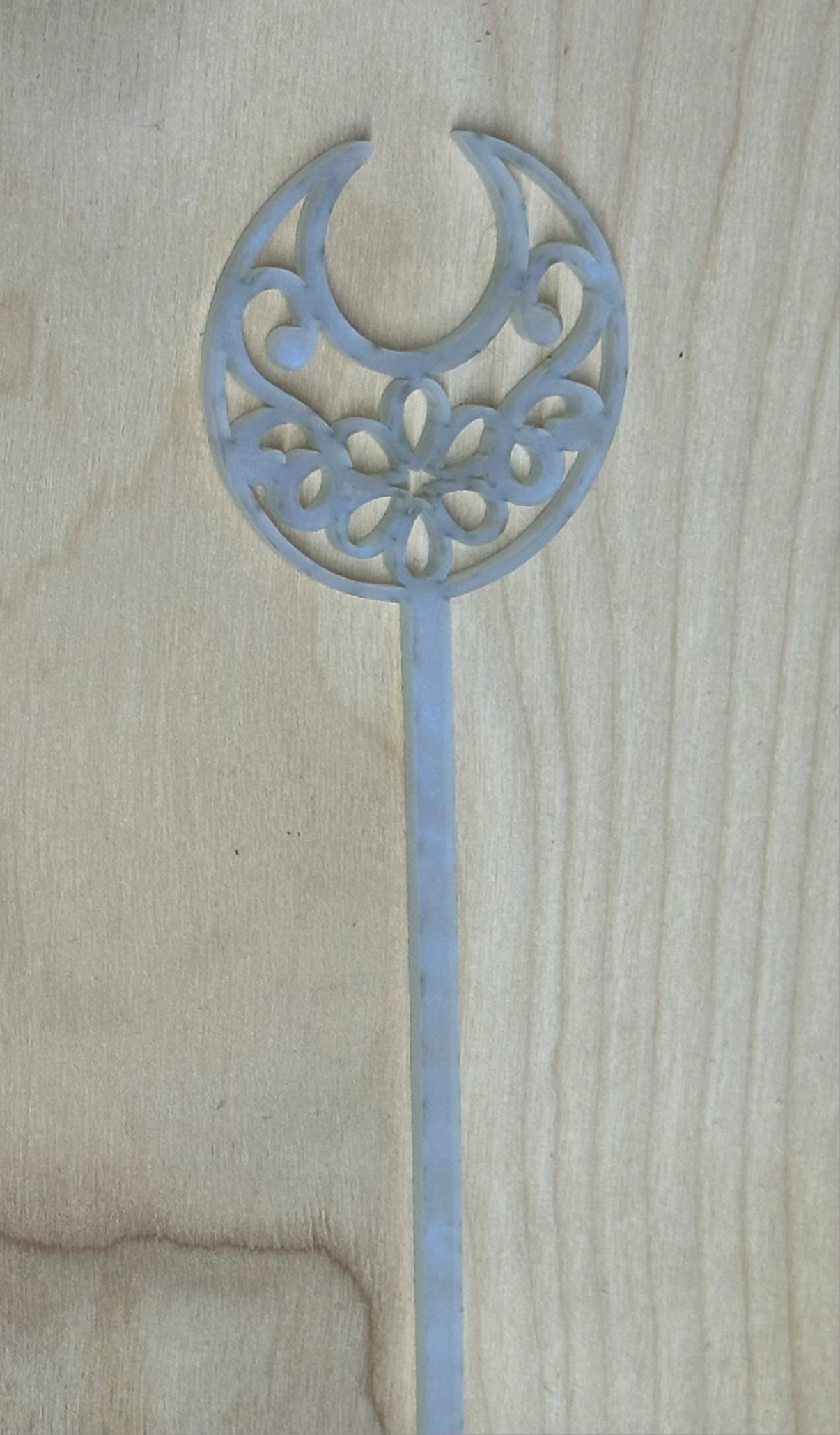 Hair Stick - Moon Flower
