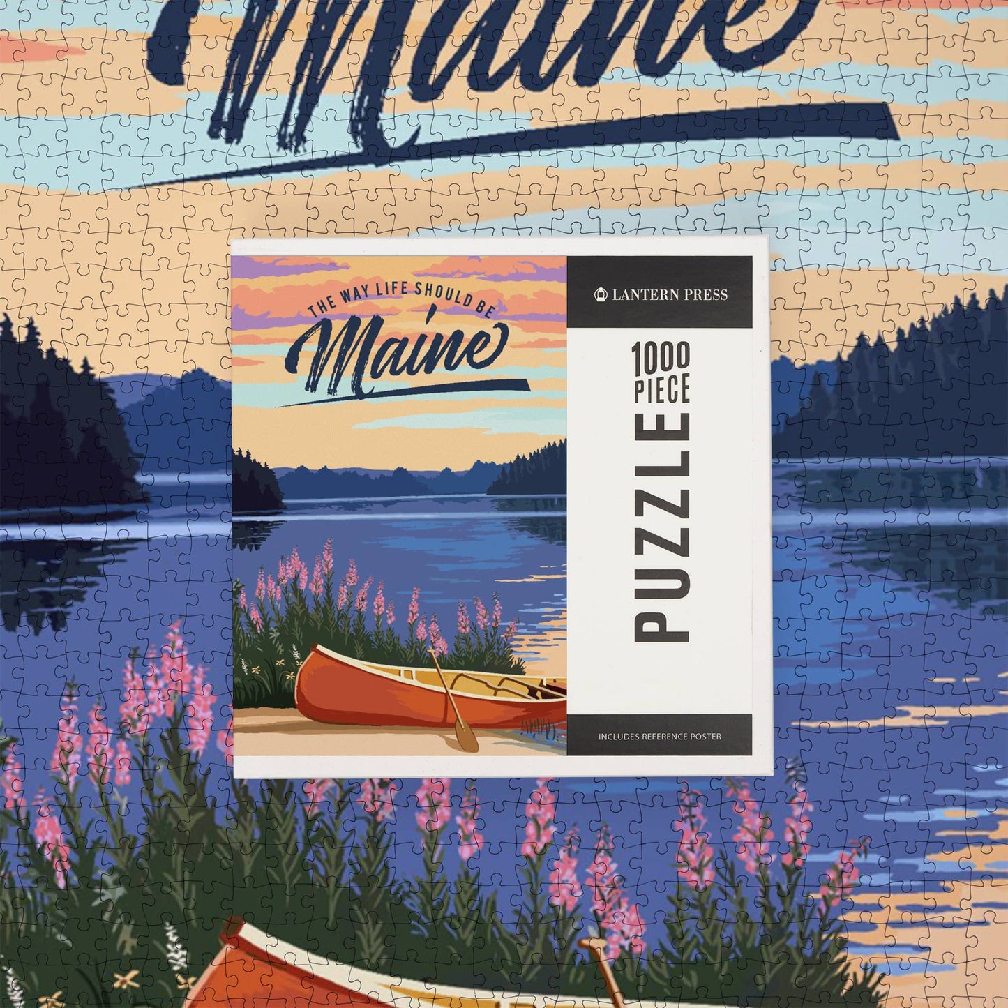 Puzzle - Maine - 1000 pc. The Way Life Should Be, Canoe
