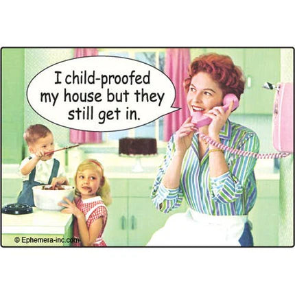 Magnet - I child proofed my home but they still get in