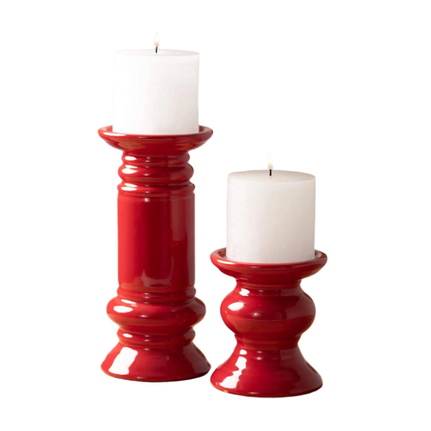 Pillar Candle Holders - Set of 3