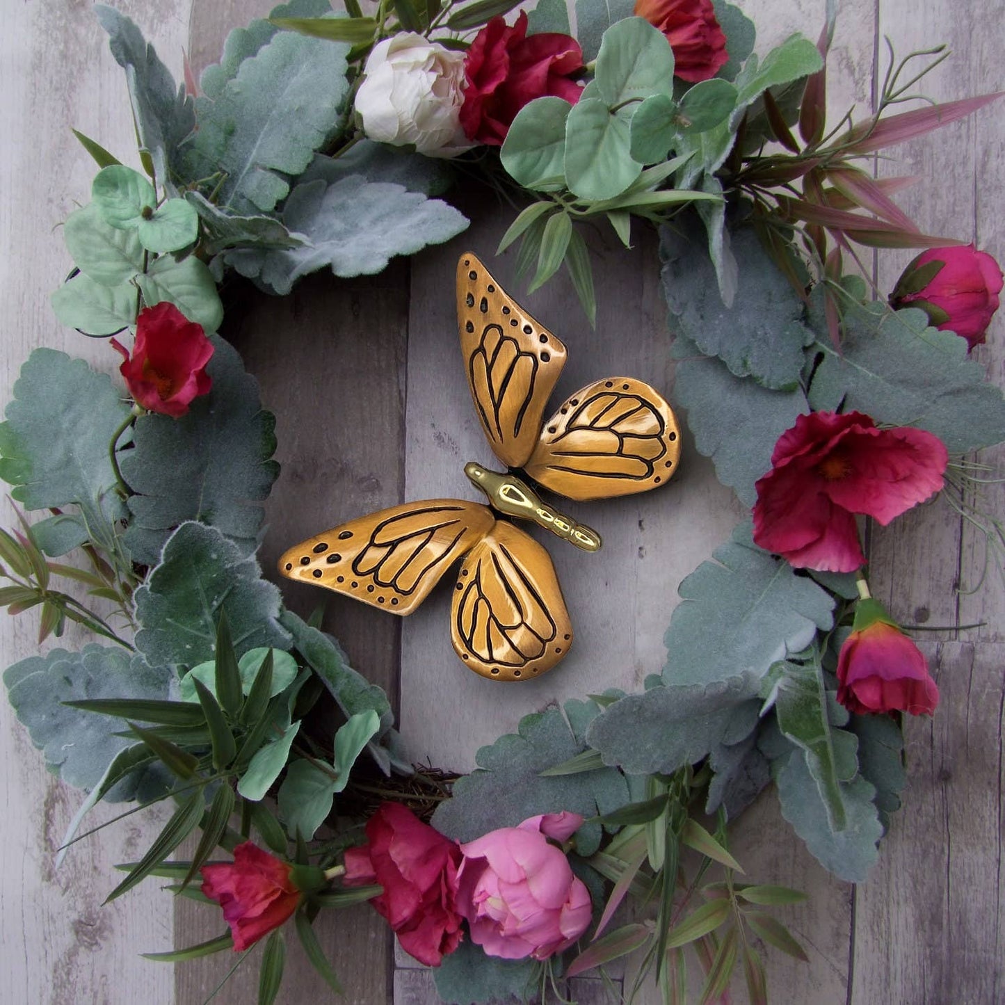 Butterfly Door Knocker - Butterfly - Brass