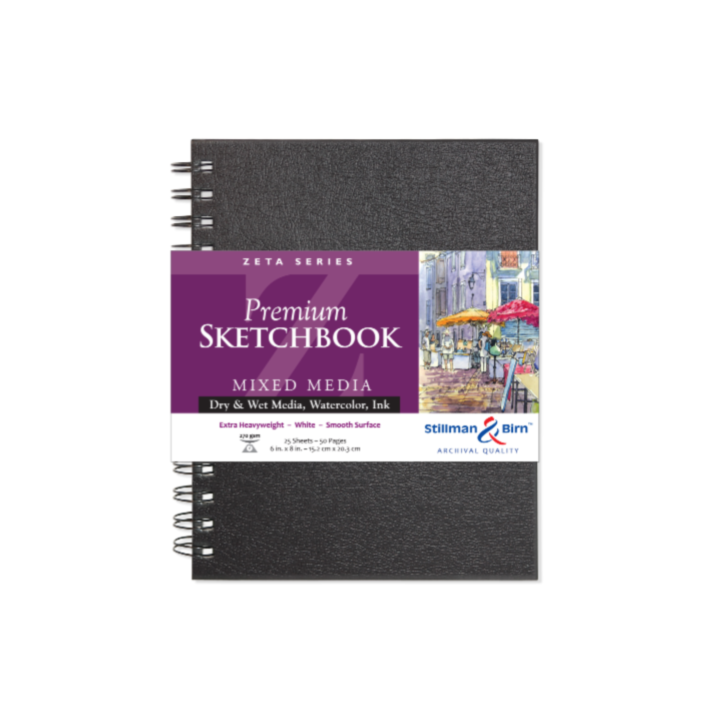 Art Supplies - Mixed Media Sketchbook -Zeta Series