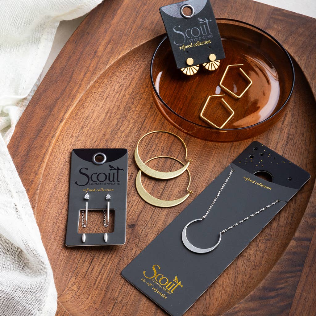 Earrings - Stellar Hoop/Gold Vermeil