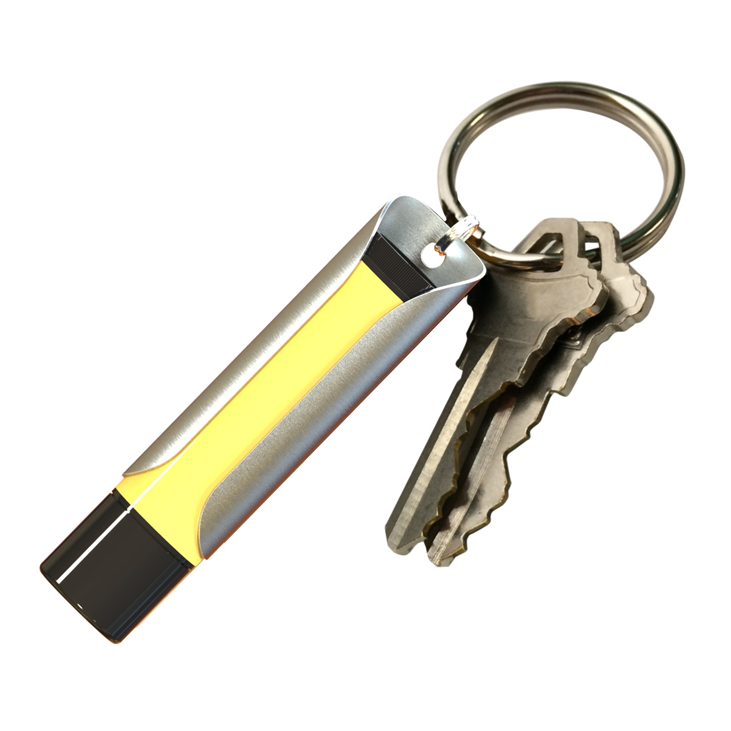 Laser Marked Lip balm Keychain USA Made from Stainless Steel