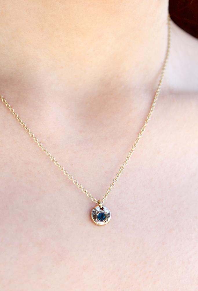 Necklace - Birthstone in Bottle