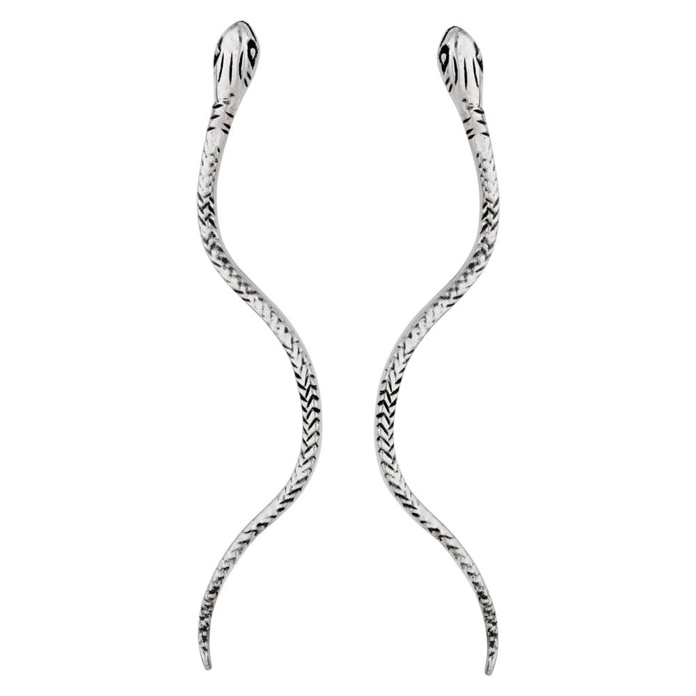 Medusa Sterling Silver Stud